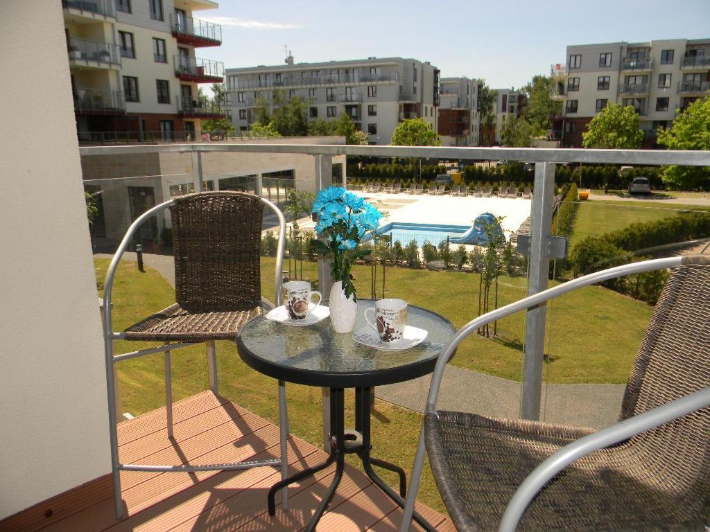 Апартаменты Apartament Z Basenem Laura Polanki Park Колобжег Экстерьер фото